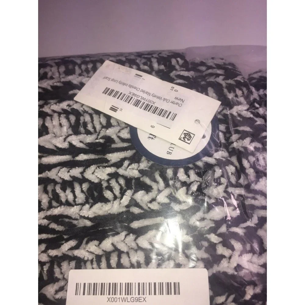 Charter Club Velvety Marled Chenille Infinity Scarf Retail $44.50